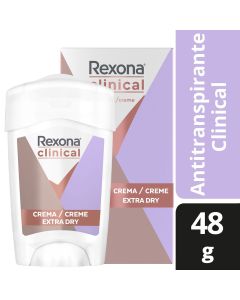 Rexona clinical women extra dy clean 48g desodorante barra