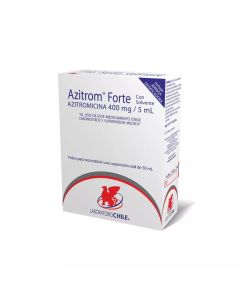 Azitrom Forte Azitromicina 400mg/5ml Solución Oral 30ml