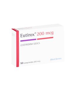 Eutirox 200mcg 50 comprimidos
