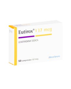 Eutirox 137mcg 50 comprimidos