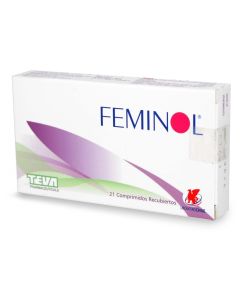 Feminol - 21 Comprimidos Recubiertos - Anticonceptivo Oral