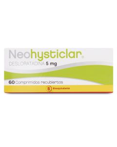 Neohysticlar - 5mg Desloratadina - 60 Comprimidos Recubiertos