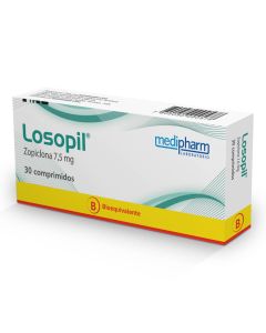 Losopil Zopiclona 7,5mg 30 Comprimidos