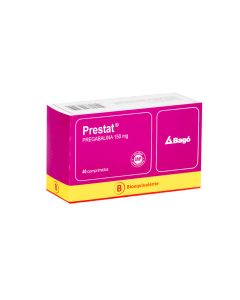 Prestat Pregabalina 150mg 40 Comprimidos