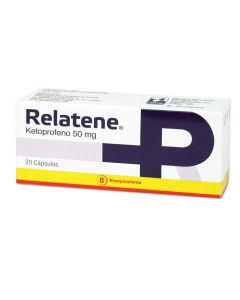 Relatene - 50mg Ketoprofeno - 20 Cápsulas