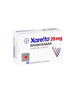 Xarelto - 20mg Rivaroxaban - 28 Comprimidos Recubiertos