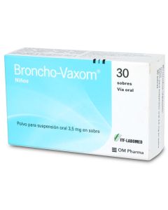 Broncho-Vaxom Niños - 3,5mg Haemophilus Influenzae - 30 Sobres Polvo para Suspensión Oral