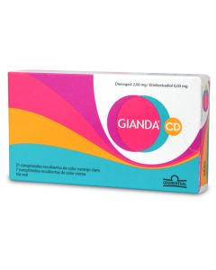 Gianda CD - 28 Comprimidos Recubiertos - Anticonceptivo Oral
