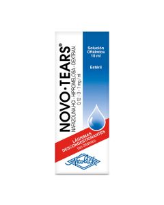 Novo-Tears Nafazolina 0,012% 10Ml Solución Oftálmica Estéril