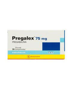 Pregalex Pregabalina 75mg 30 Comprimidos