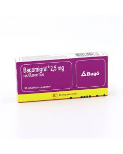 Bagomigral 2,5mg 10 comprimidos recubiertos