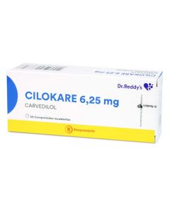 Cilokare - 6,25mg Carvedilol - 30 Comprimidos Recubiertos
