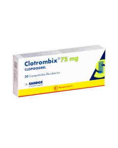 Clotrombix 75mg 30 comprimidos recubiertos