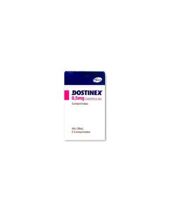 Dostinex - 0,5mg Cabergolina - 2 Comprimidos