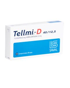 Tellmi-D 40/12,5 - 30 Comprimidos Bicapa