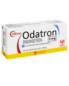 Odatron Ondansetron 4mg 2 Comprimidos Bucodispersables