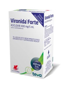 Vironida Forte - 400mg/5ml Aciclovir - 100ml Suspensión Oral