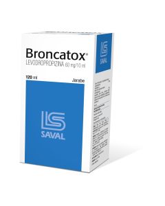 Broncatox 60mg/10mL 120mL jarabe