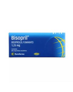 Bisopril Bisoprolol 1.25mg 30 Comprimidos