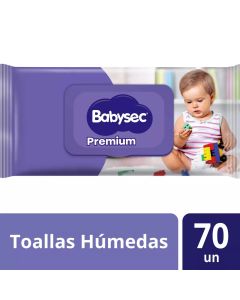 Babysec Premium - 70 unidades Toallitas Húmedas