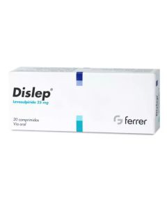 Dislep Levosulpirida 25mg 20 Comprimidos