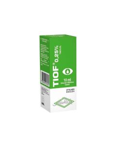 Tiof - 0,25% Timolol - 10ml Solución Oftálmica Estéril