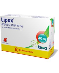 Lipox 40mg 30 comprimidos recubiertos