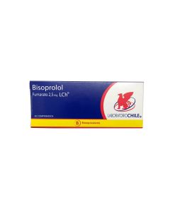 Bisoprolol 2,5mg 30 comprimidos