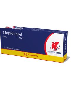 Clopidogrel 75mg 30 comprimidos recubiertos