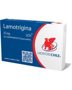 Lamotrigina 25mg - 30 Comprimidos Dispersables