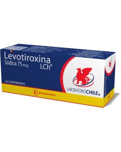 Levotiroxina Sódica 75mcg - 56 Comprimidos