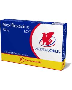 Moxifloxacino 400mg - 10 Comprimidos Recubiertos