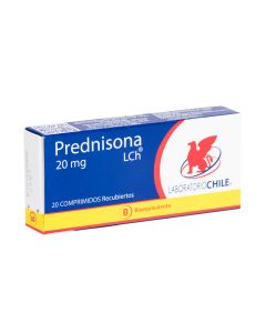 Prednisona 20mg 20 comprimidos recubiertos