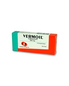 Vermoil Albendazol 200mg 2 Comprimidos