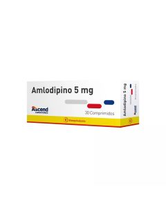 Amlodipino 5mg 30 comprimidos