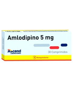 Amlodipino 5mg - 30 Comprimidos