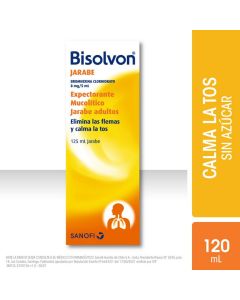Bisolvon Adulto - 8mg/5ml Bromhexina Clorhidrato - 125ml Jarabe