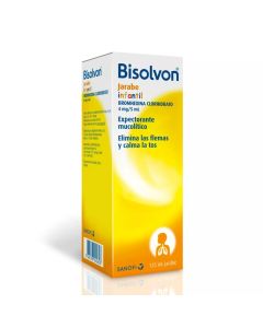 Bisolvon Infatil - 4mg/5ml Bromhexina Clorhidrato - 125ml Jarabe