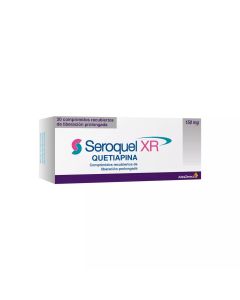 Seroquel XR - 150mg Quetiapina - 30 Comprimido Recubierto de Liberación Prolongada