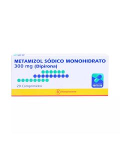 Metamizol Sódico 300mg - 20 Comprimidos