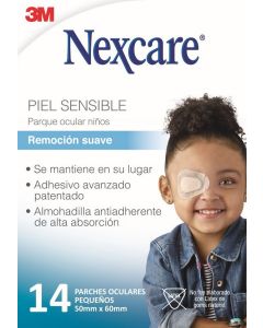 Nexcare - 14 Parches Oculares para Niños Piel Sensible
