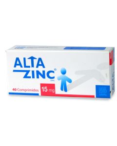 Altazinc - 15mg Sulfato de Zinc - 40 Comprimidos