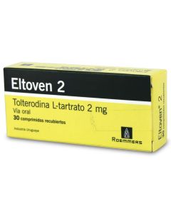 Eltoven Tolterodina 2mg 30 Comprimidos