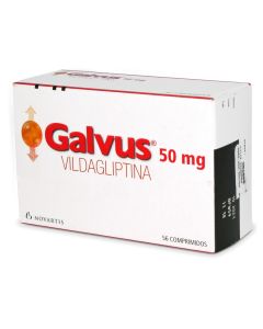 Galvus Vildagliptina 50mg 56 Comprimidos