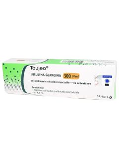Toujeo - 300UI/ml Insulina Glargina - 1,5ml Solución Inyectable