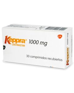 Keppra 1000mg 30 comprimidos recubiertos