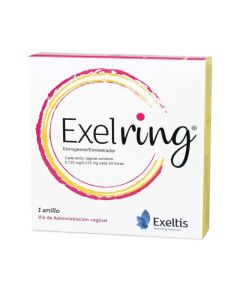 Exelring 1 Anillo Vaginal Anticonceptivo