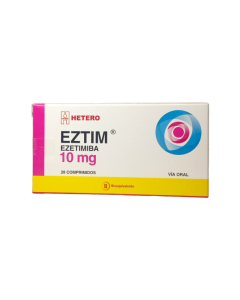 Eztim - 10mg Ezetimiba - 28 Comprimidos