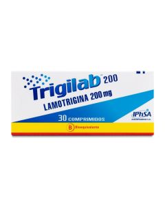 Trigilab - 200mg Lamotrigina - 30 Comprimidos
