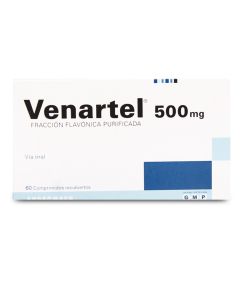 Venartel Diosmina,Hesperidina 500mg 60 Comprimidos Recubiertos